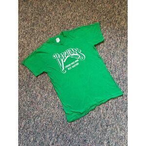 Vintage Bazilians London Paris Rome West Hartford Graphic T Shirt Size L Green
